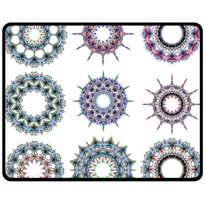 Illustration Pattern Geometric Art Dividers Digital Art Fleece Blanket (Medium) 