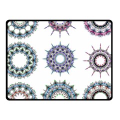 Illustration Pattern Geometric Art Dividers Digital Art Fleece Blanket (small) by Wegoenart