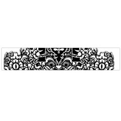 IM Fourth Dimension Black White 35 Large Flano Scarf 