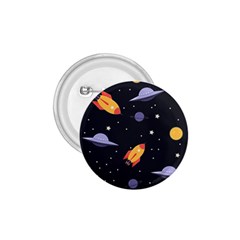 Cosmos Rocket Spaceships Ufo 1 75  Buttons by Wegoenart