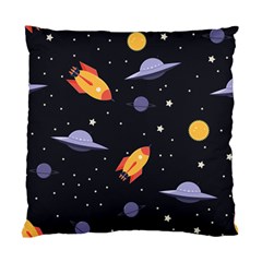 Cosmos Rocket Spaceships Ufo Standard Cushion Case (one Side) by Wegoenart