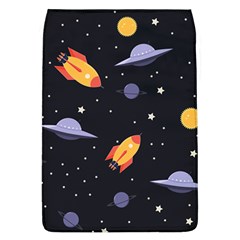 Cosmos Rocket Spaceships Ufo Removable Flap Cover (l) by Wegoenart