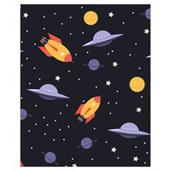 Cosmos Rocket Spaceships Ufo Drawstring Bag (small) by Wegoenart