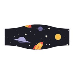 Cosmos Rocket Spaceships Ufo Stretchable Headband by Wegoenart