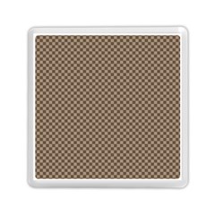 Brown Square Squares Template Background Diamond Pattern Memory Card Reader (square) by Wegoenart