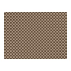 Brown Square Squares Template Background Diamond Pattern Double Sided Flano Blanket (mini) 