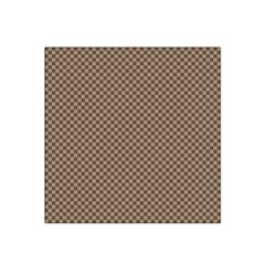 Brown Square Squares Template Background Diamond Pattern Satin Bandana Scarf 22  X 22  by Wegoenart