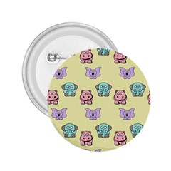 Illustration Animals Pastel Children Colorful 2 25  Buttons by Wegoenart