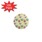 Illustration Animals Pastel Children Colorful 1  Mini Magnets (100 pack)  Front