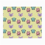 Illustration Animals Pastel Children Colorful Small Glasses Cloth Front