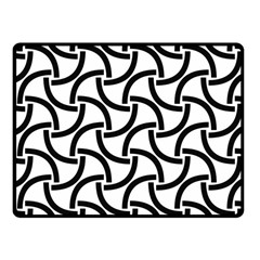 Background Monochrome Geometric Fleece Blanket (small) by Wegoenart