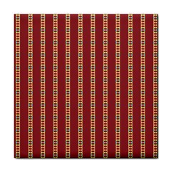 Illustration Template Background Red Strip Tile Coaster by Wegoenart