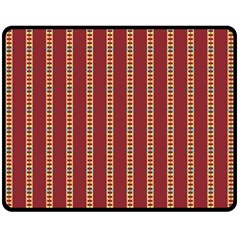 Illustration Template Background Red Strip Fleece Blanket (medium)  by Wegoenart