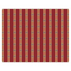 Illustration Template Background Red Strip Double Sided Flano Blanket (medium)  by Wegoenart