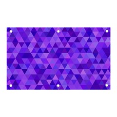 Illustration Purple Triangle Purple Background Banner And Sign 5  X 3  by Wegoenart