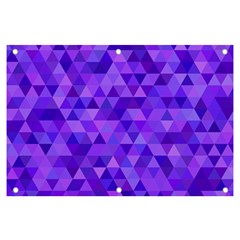 Illustration Purple Triangle Purple Background Banner And Sign 6  X 4  by Wegoenart