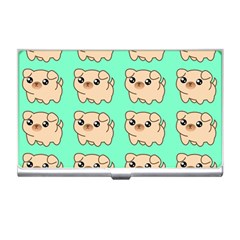 Puppy Pattern Wallpaper Dog Pet Business Card Holder