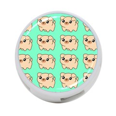 Puppy Pattern Wallpaper Dog Pet 4-Port USB Hub (One Side)