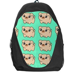 Puppy Pattern Wallpaper Dog Pet Backpack Bag