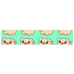 Puppy Pattern Wallpaper Dog Pet Small Flano Scarf