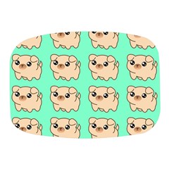 Puppy Pattern Wallpaper Dog Pet Mini Square Pill Box