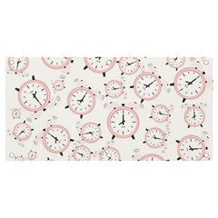 Illustration Background Pattern Texture Clock Banner And Sign 4  X 2 