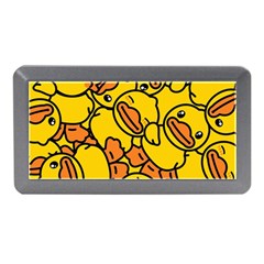 Illustration Duck Cartoon Background Pattern Memory Card Reader (mini) by Wegoenart