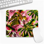 Illustration Paintimg Paint Monstera Leave Leaf Plant Green Large Mousepads Front