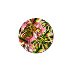 Illustration Paintimg Paint Monstera Leave Leaf Plant Green Golf Ball Marker by Wegoenart