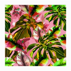 Illustration Paintimg Paint Monstera Leave Leaf Plant Green Medium Glasses Cloth (2 Sides) by Wegoenart