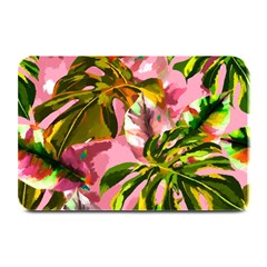 Illustration Paintimg Paint Monstera Leave Leaf Plant Green Plate Mats by Wegoenart