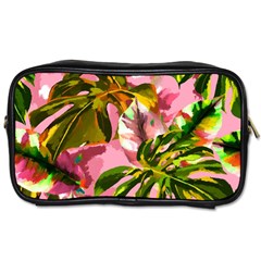 Illustration Paintimg Paint Monstera Leave Leaf Plant Green Toiletries Bag (one Side) by Wegoenart