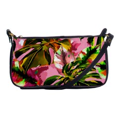 Illustration Paintimg Paint Monstera Leave Leaf Plant Green Shoulder Clutch Bag by Wegoenart