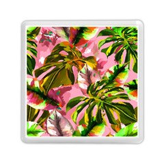 Illustration Paintimg Paint Monstera Leave Leaf Plant Green Memory Card Reader (square) by Wegoenart