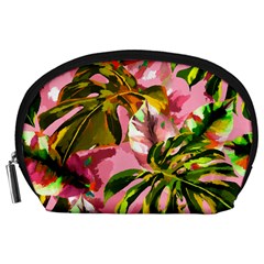 Illustration Paintimg Paint Monstera Leave Leaf Plant Green Accessory Pouch (large) by Wegoenart