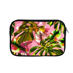 Illustration Paintimg Paint Monstera Leave Leaf Plant Green Apple Macbook Pro 13  Zipper Case by Wegoenart