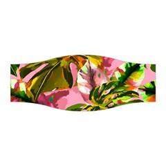 Illustration Paintimg Paint Monstera Leave Leaf Plant Green Stretchable Headband by Wegoenart