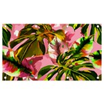 Illustration Paintimg Paint Monstera Leave Leaf Plant Green Banner and Sign 7  x 4  Front