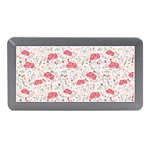 Illustration Flowers Pattern Wallpaper Floral Memory Card Reader (Mini) Front