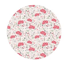 Illustration Flowers Pattern Wallpaper Floral Mini Round Pill Box (pack Of 3) by Wegoenart