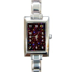 Abstract Background Stars Star Galaxy Wallpaper Rectangle Italian Charm Watch by Wegoenart