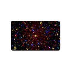 Abstract Background Stars Star Galaxy Wallpaper Magnet (name Card) by Wegoenart