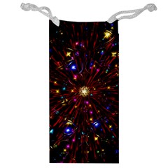 Abstract Background Stars Star Galaxy Wallpaper Jewelry Bag by Wegoenart