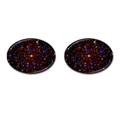 Abstract Background Stars Star Galaxy Wallpaper Cufflinks (oval) by Wegoenart