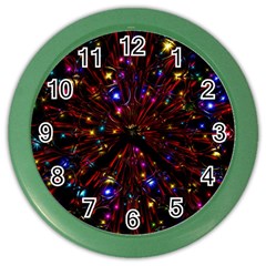 Abstract Background Stars Star Galaxy Wallpaper Color Wall Clock by Wegoenart