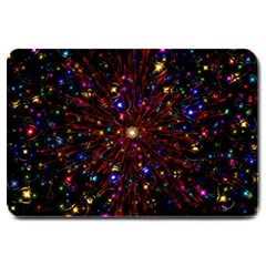 Abstract Background Stars Star Galaxy Wallpaper Large Doormat  by Wegoenart