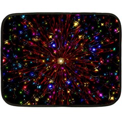 Abstract Background Stars Star Galaxy Wallpaper Fleece Blanket (mini) by Wegoenart