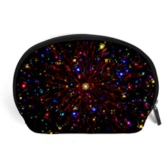 Abstract Background Stars Star Galaxy Wallpaper Accessory Pouch (large) by Wegoenart