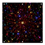 Abstract Background Stars Star Galaxy Wallpaper Banner and Sign 4  x 4  Front