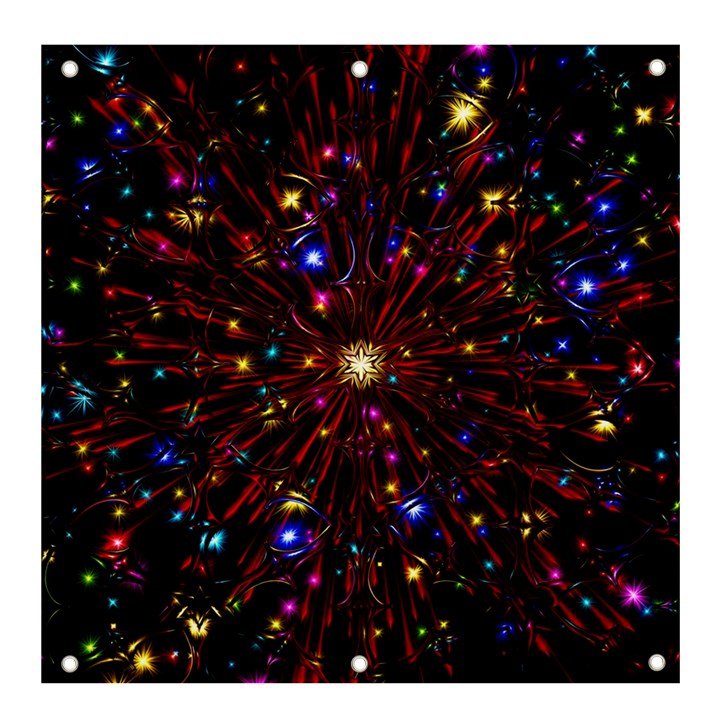 Abstract Background Stars Star Galaxy Wallpaper Banner and Sign 4  x 4 